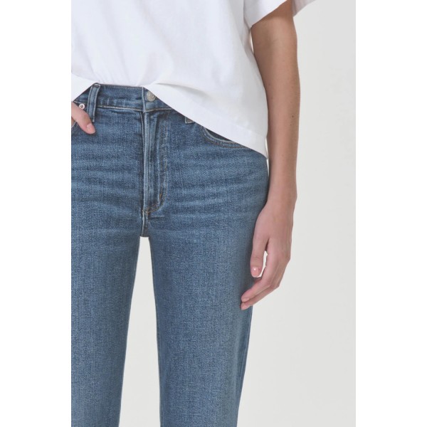 Kye Mid Rise Straight Jean
