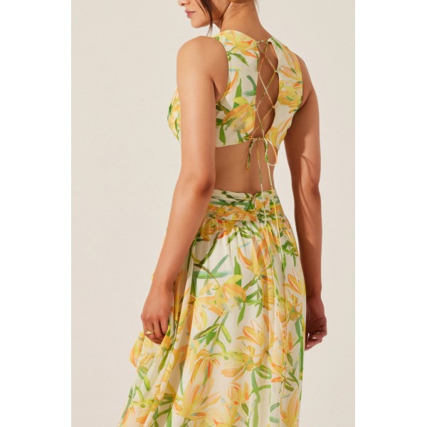 Noya Print Maxi Dress