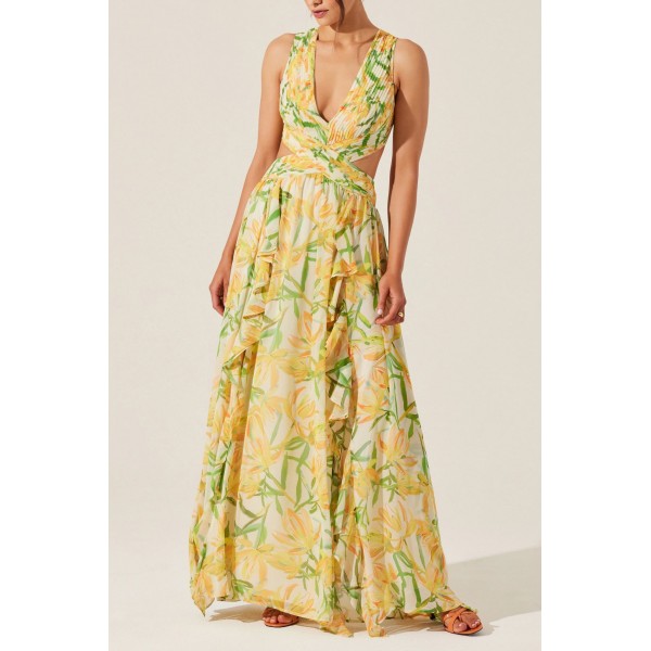 Noya Print Maxi Dress