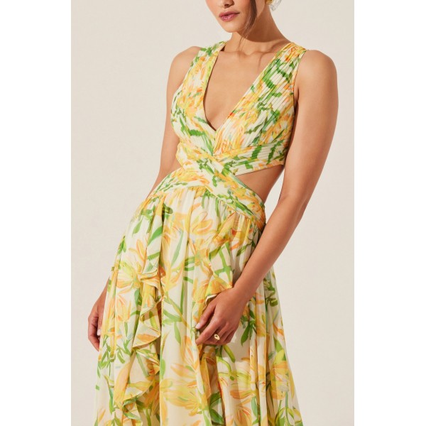 Noya Print Maxi Dress