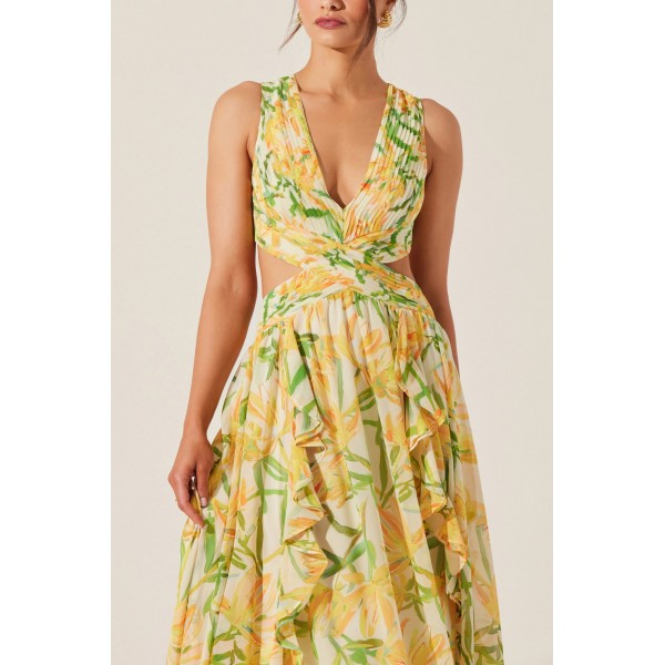 Noya Print Maxi Dress