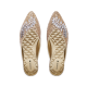 The Swan - Jeweled Gold Sparkle