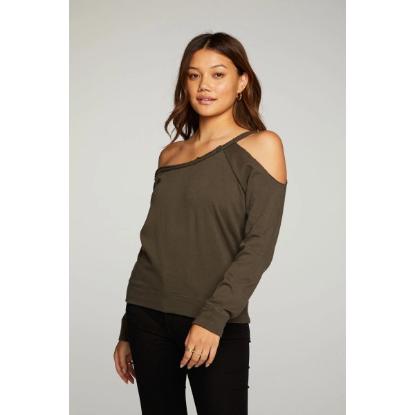 Cotton Vented Sweatshirt