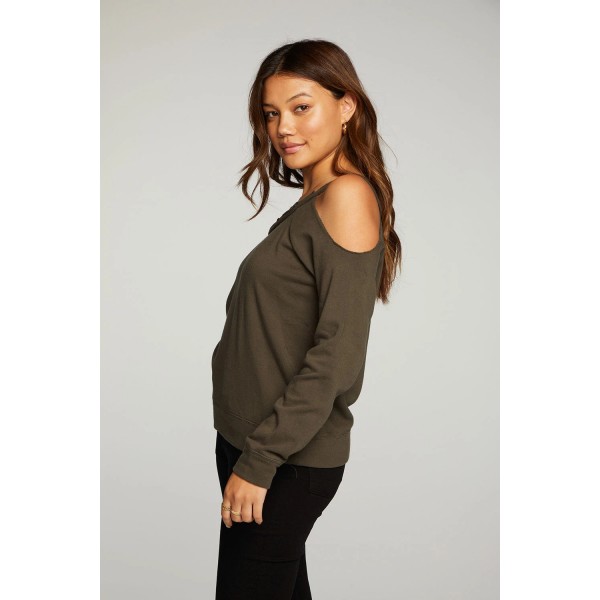 Cotton Vented Sweatshirt
