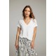 Linen V-Neck Tee