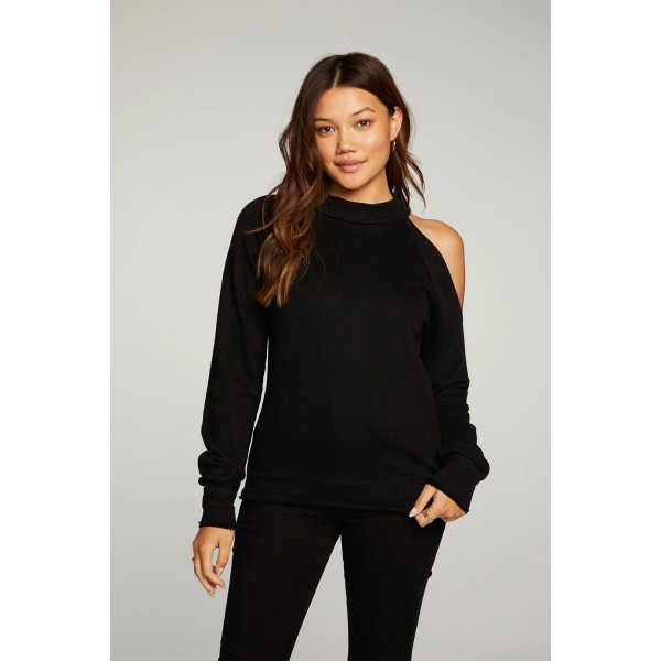 Vented Shoulder Sweatshirt