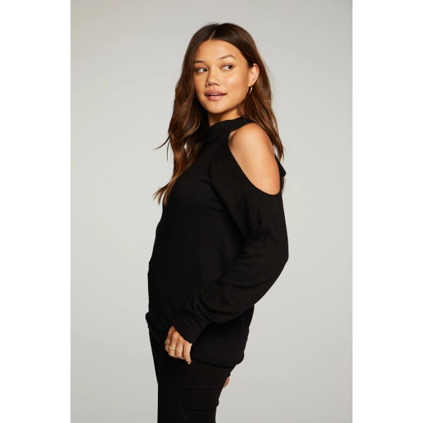 Vented Shoulder Sweatshirt