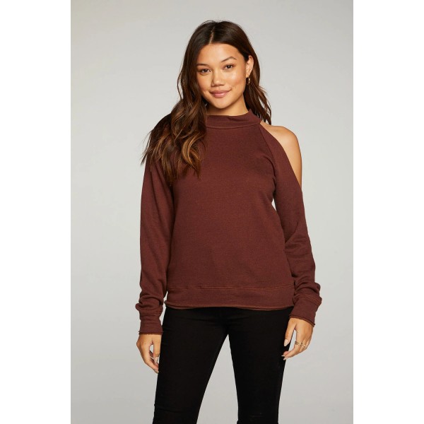 Vented Shoulder Sweatshirt