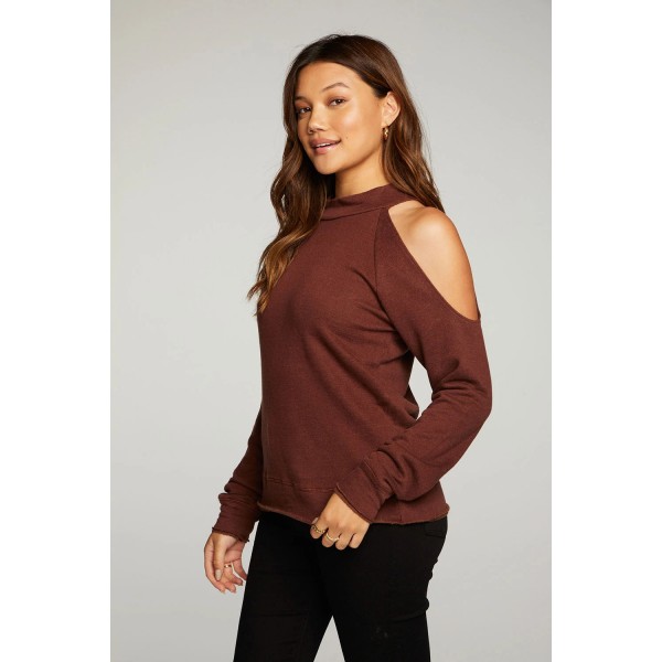 Vented Shoulder Sweatshirt