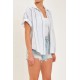 Breezy Boyfriend Stripe Shirt