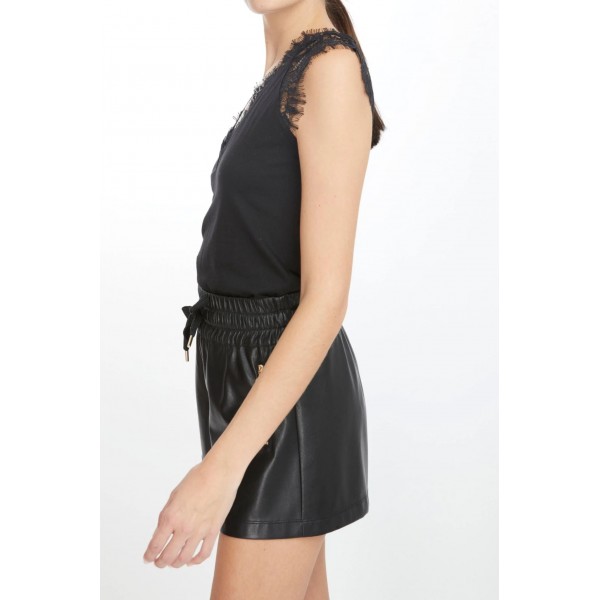 Ilya Lace Cotton Top