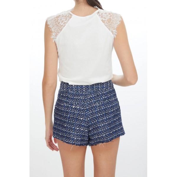 Ilya Lace Cotton Top