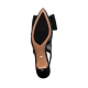 The Goldfinch Kitten Heel - Black Velvet Mesh