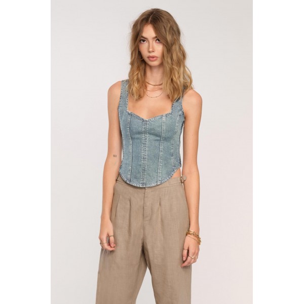 Romi Denim Top