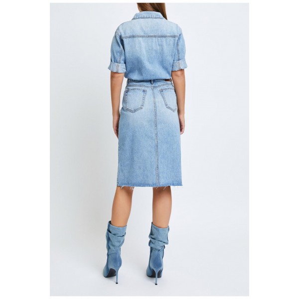 Denim Shirt Dress