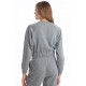 Fleece Crop Sweatshirt