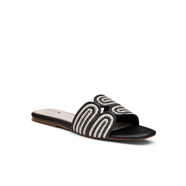 The Kiwi - Black Raffia