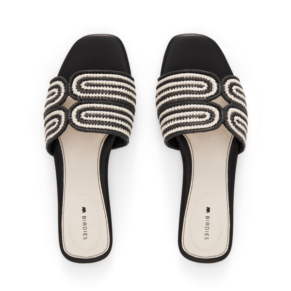 The Kiwi - Black Raffia