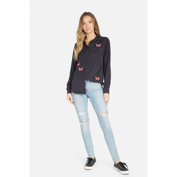 Sloane Butterfly Button Down