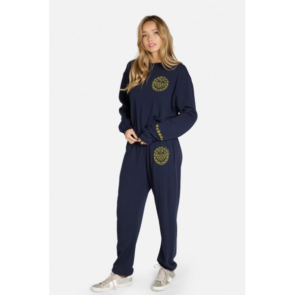 Spalding Diamond Happy Face Sweat Shirt