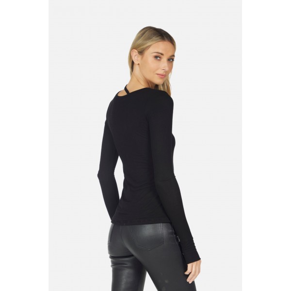 Stark Rib Asymmetric Top