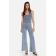 Ommin Rib Denim Flare Pant