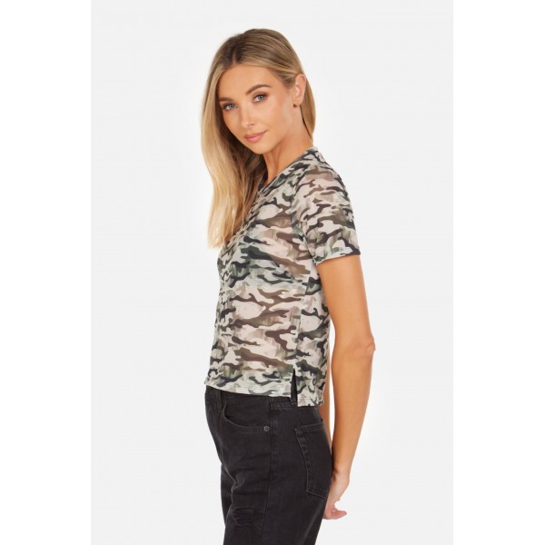 Wendell Camo Mesh Tee