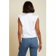 Archer Ruffle Button Top