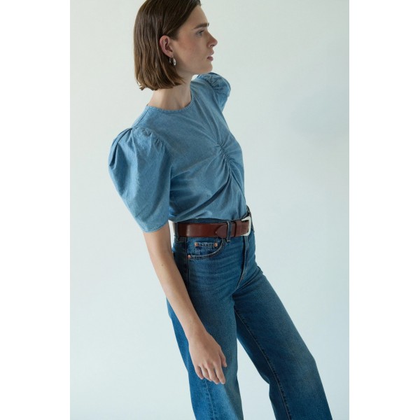 Cecily Chambray Top