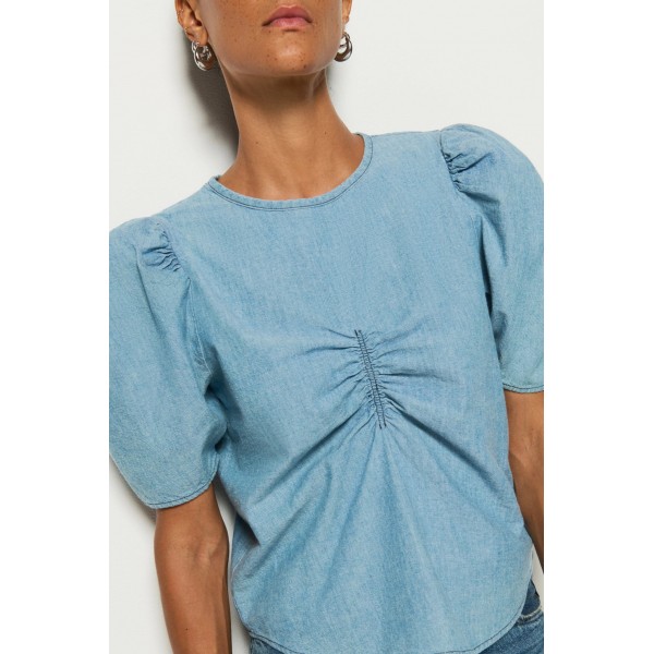 Cecily Chambray Top