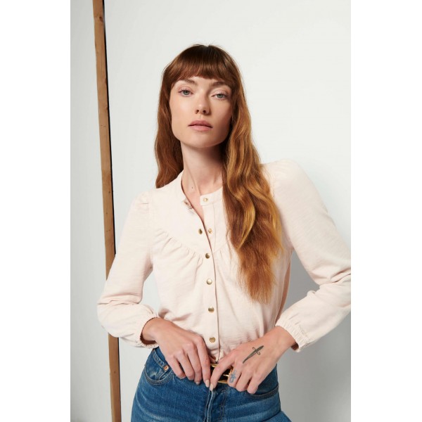Luanne Yoke Snap Top