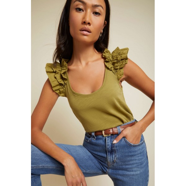 Valentina Ruffled Tank