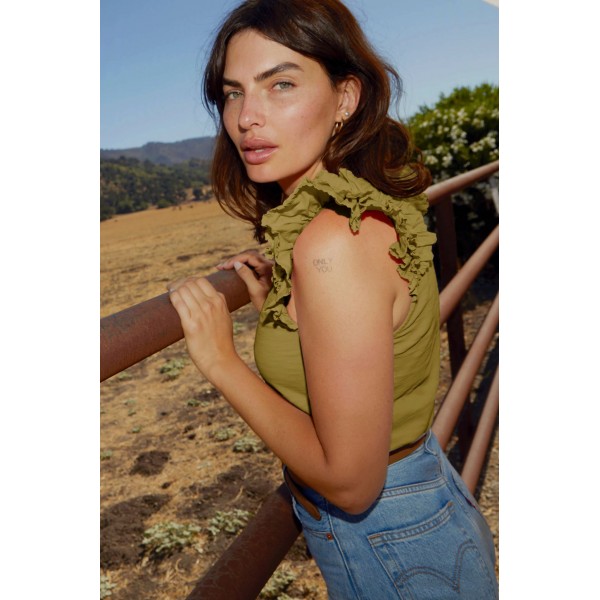 Valentina Ruffled Tank
