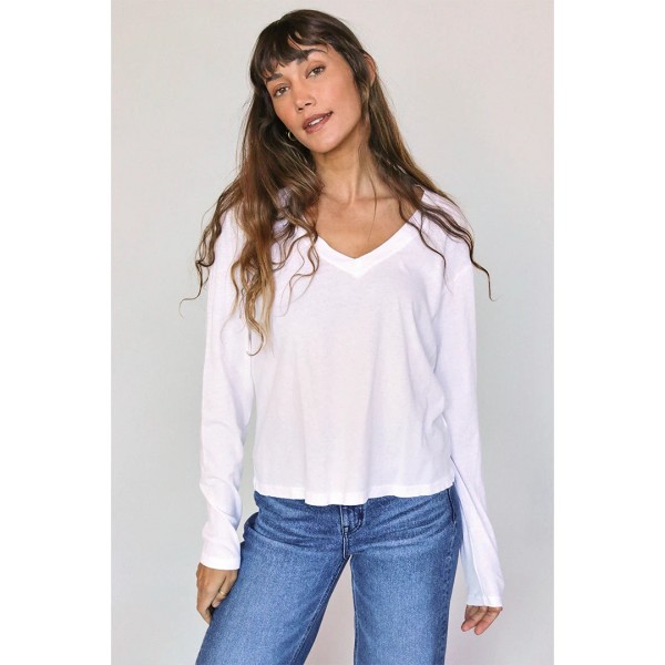 Jimi Long Sleeve V-Neck Tee