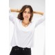 Jimi Long Sleeve V-Neck Tee
