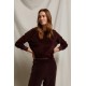 Velour Crewneck Sweatshirt