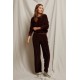 Velour Crewneck Sweatshirt
