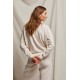Velour Crewneck Sweatshirt