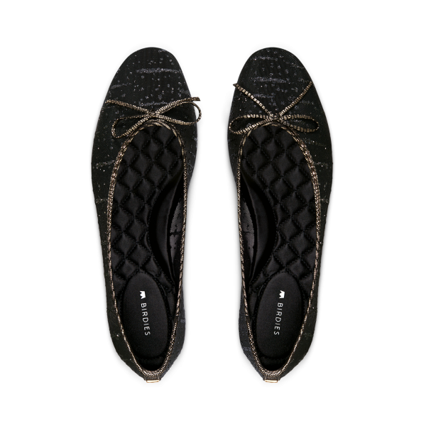 The Songbird - Black Mesh Sparkle