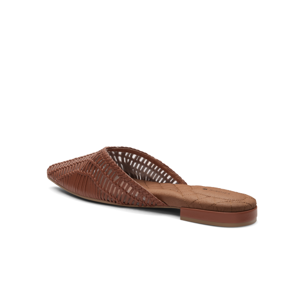 The Swan - Cognac Woven Leather