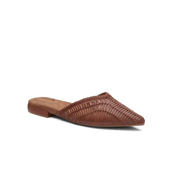 The Swan - Cognac Woven Leather
