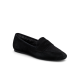 The Vesper - Black Suede Faux Fur