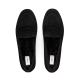 The Vesper - Black Suede Faux Fur